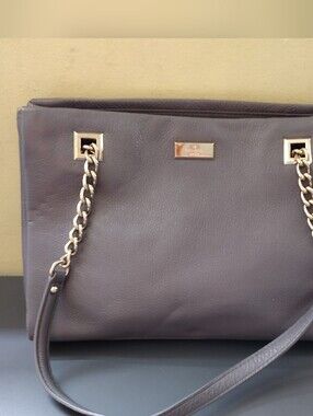 Kate Spade Grey Leather Bag